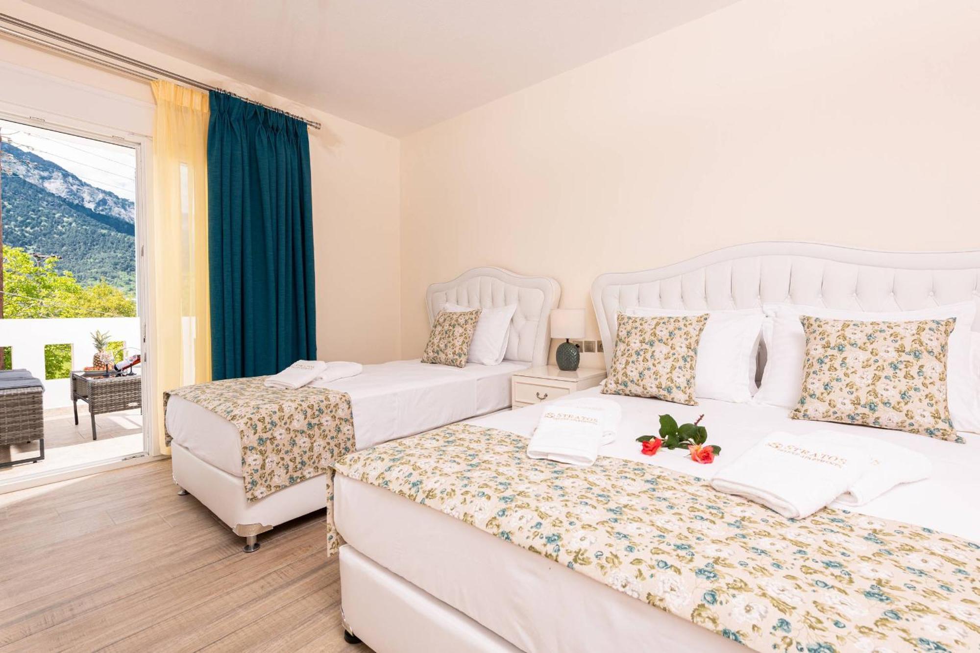 Stratos Deluxe Apartments Skala Potamia  Zimmer foto